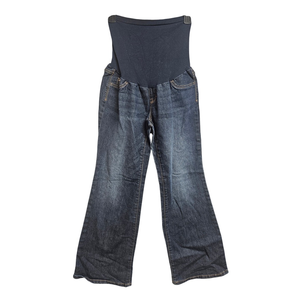 Indigo Blue Womens PM Dark Wash Secret Fit Belly Bootcut Maternity Jeans PM